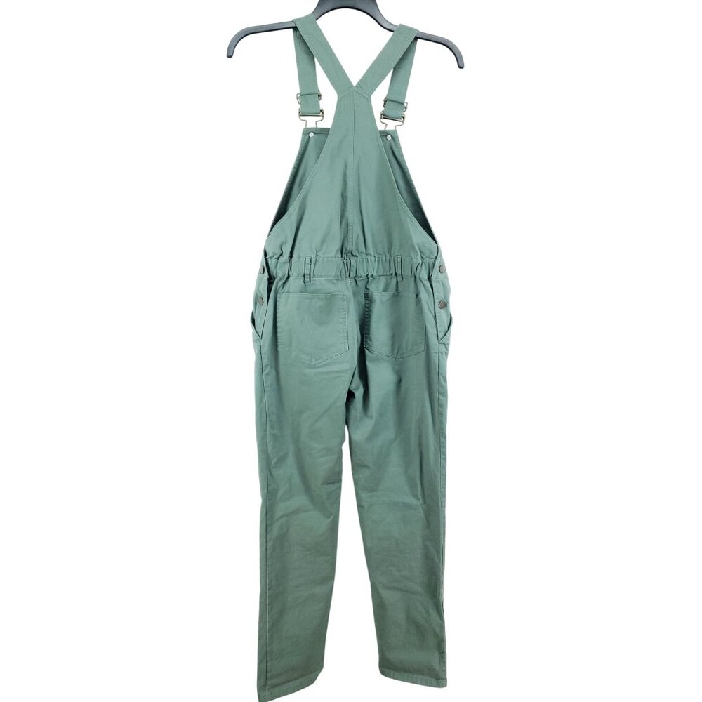 The Nines By Hatch Maternity Green Stretch Overalls Womens XS Elastic Waist Slim - Picture 2 of 10